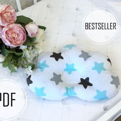 cloud pillow diy, cloud cushion pattern, baby pillow pattern, baby pillow, pillow pattern, baby boy pillow