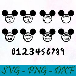 mickey thing svg,png,dxf, cat in the hat svg,png,dxf, cricut, dr seuss svg,png,dxf,cut file