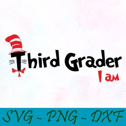 frist second third svg,png,dxf, cat in the hat svg,png,dxf, cricut, dr seuss svg,png,dxf, cut file