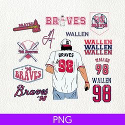 braves 98 png, wallen png, wallen 98 braves png, wallen country music png, morgan wallen png, western png, braves music