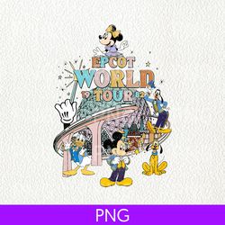 disney epcot world tour png, disney epcot png, mickey and friends, epcot center 1982 png, drinking around the world png