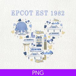 retro disney epcot world tour png, disney epcot, mickey and friends, epcot center 1982, drinking around the world png