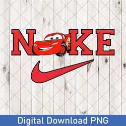 funny nike lightning mcqueen png, just do it mcqueen car png, mcqueen nike sport, disney nike, nike merch, nike matching