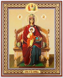 the sovereign (the regning icon) mother of god icon | orthodox gift | free shipping from the orthodox store