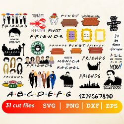 layered svg bundle, friends, friends svg, friends clipart, friends tv show, friends logo, friends cricut, friends cut