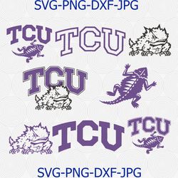 go frogs svg, tcu horned frogs premium cut file svg bundle, horned frogs logo, tcu svg png, cricut, tshirt design