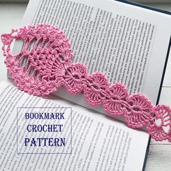 crochet  lace bookmark pattern – crochet gift for  book lovers- crochet bookmark tutorial – accessory for book