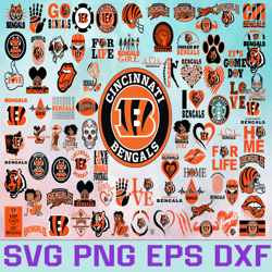 Cincinnati Bengals Football Team Svg, Cincinnati Bengals Svg, NFL Teams svg, NFL Svg, Png, Dxf, Eps, Instant Download