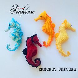 Seahorse. Crochet pattern