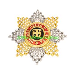 star of the order of st. vladimir with rhinestones. russian empire. copy