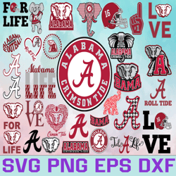 alabama crimson tide football teams svg, alabama crimson tide svg, n c a a teams svg, n c a a svg, png, dxf, eps