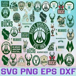 milwaukee bucks basketball team svg, milwaukee bucks svg, nba teams svg, nba svg, png, dxf, eps, instant download