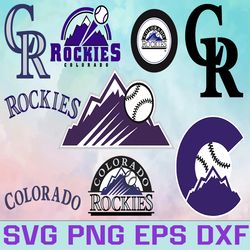 colorado rockies baseball team svg, colorado rockies svg, mlb team  svg, mlb svg, png, dxf, eps, jpg, instant download