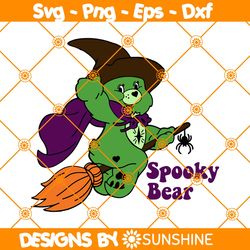 spooky bear svg, halloween svg, 90s cartoon svg, funny cartoon svg, file for cricut