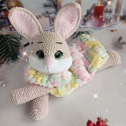 a soft toy bunny pajama girl