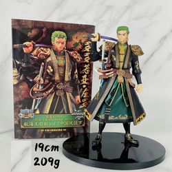 roronoa zoro one piece anime action figure in box new toy usa stock present