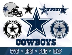 dallas cowboys svg bundle , dallas cowboys svg dxf eps png , n f l teams svg , digital download