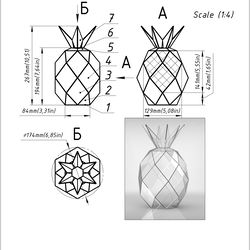 project 148. stained glass printable pattern. brillant3d