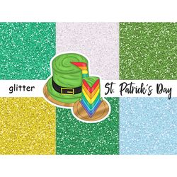 St. Patricks Day Glitter | Green Seamless Textures