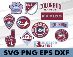 colorado rapids logo, bundle logo, svg, png, eps, dxf