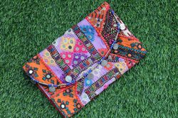 vintage antique boho indian ethnic banjara/nomadic  clutch bag/sling bag