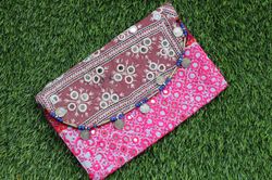 vintage antique boho indian ethnic banjara/nomadic  clutch bag/sling bag