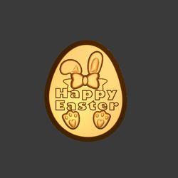 happy easter stl file for 3d printing