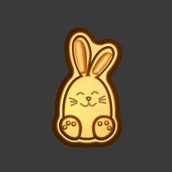 Easter Bunny 1 STL FILE for 3D printing