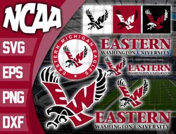 eastern washington eagles  svg bundle , ncaa svg, logo ncaa bundle svg eps dxf png , digital download , instant download