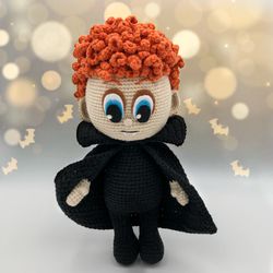 crochet pattern dennis dracula hotel transylvania vampire bat amigurumi, tutorial pdf digital download