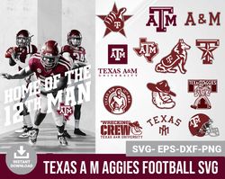 digital download, texas a&m aggies svg, texas a&m aggies png, texas a&m aggies logo, texas a and m aggies svg