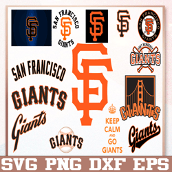 bundle 14 files san francisco giants baseball team svg, san francisco giants svg, mlb team svg, mlb svg, png, dxf, eps