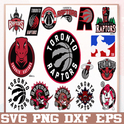 bundle 16 files toronto raptors basketball team svg, toronto raptors svg, nba teams svg, nba svg, png, dxf, eps