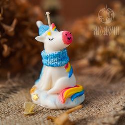 Candle Mold / Resin Mold / Soap Mold : “unicorn/christmas Molds/christmas Unicorn”