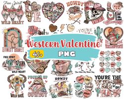 western valentine bundle png , mega western valentine png, silhouette, digital download , instant download