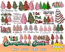 300 christmas tree cakes svg, little debbie cakes svg, little debbie svg, christmas svg, christmas cake svg, svg file, p