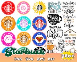 350 starbucks svg bundle,starbucks wrap svg, starbucks bundle wrap svg, starbucks svg files for cricut & silhouette