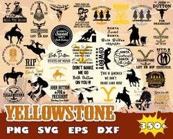 350 yellowstone svg bundle, yellowstone png, yellowstone svg files for cricut, yellowstone svg, yellowstone svg rip file