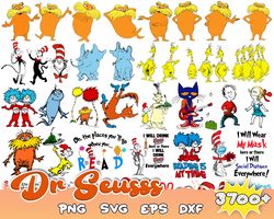 3700 bundle dr seuss svg, dr seuss svg,mega dr seuss bundle layered svg, bundle png, cricut, cut files, layered digital