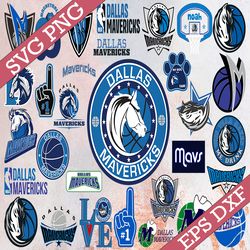 bundle 31 files dallas mavericks basketball team svg, dallas maverick svg, nba teams svg, nba svg, png, dxf, eps, instan