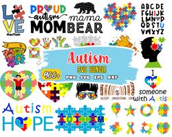 autism svg bundle, autism awareness svg, autism quote svg, au-some svg, autism mom svg, puzzle svg