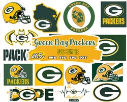 green bay packers svg bundle, green bay packers svg, sport svg, nfl svg, png, dxf, eps digital file