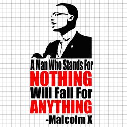 Malcolm X SVG, Malcolm X shirt, Malcolm X Scrapbooking Cutting Files, Black Lives Svg Dxf