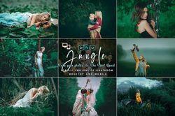 jungle lightroom presets mobile bloggers, influencer, traveler, instagram filters, presets.