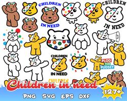 children in need svg bundle, children in need png, children in need svg, pudsey bear, pudsey bear svg, pudsey bear png,