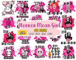 mean girls themed horror svg, halloween bundle svg, halloween svg, digital file