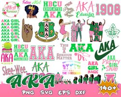 aka svg bundle, aka svg files for cricut, aka svg 1908, alpha kappa alpha sorority svg, aka svg pearls, aka svg with vin