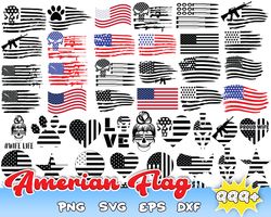 american flag svg for cricut and silhouette, usa flag cut file, american flag svg, png, jpg, eps, dxf, patriotic flag