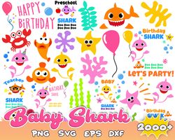 baby shark svg bundle, baby shark birthday, baby shark, baby shark svg, baby shark font, baby shark png, baby shark part