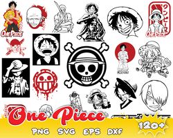 onepiece svg, manga svg,anime birthday,anime silhouette,anime bundle png digital files,cutfile